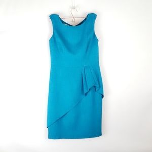Evan Picone Career Dress Turquoise Size 8